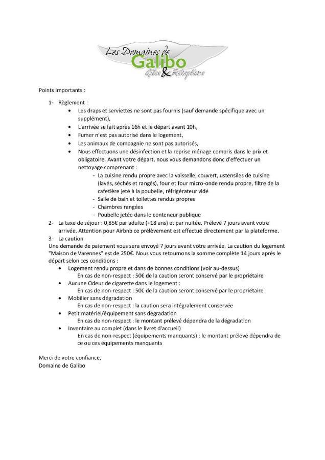 Maison De Varennes 샹봉 쉬르 라크 객실 사진